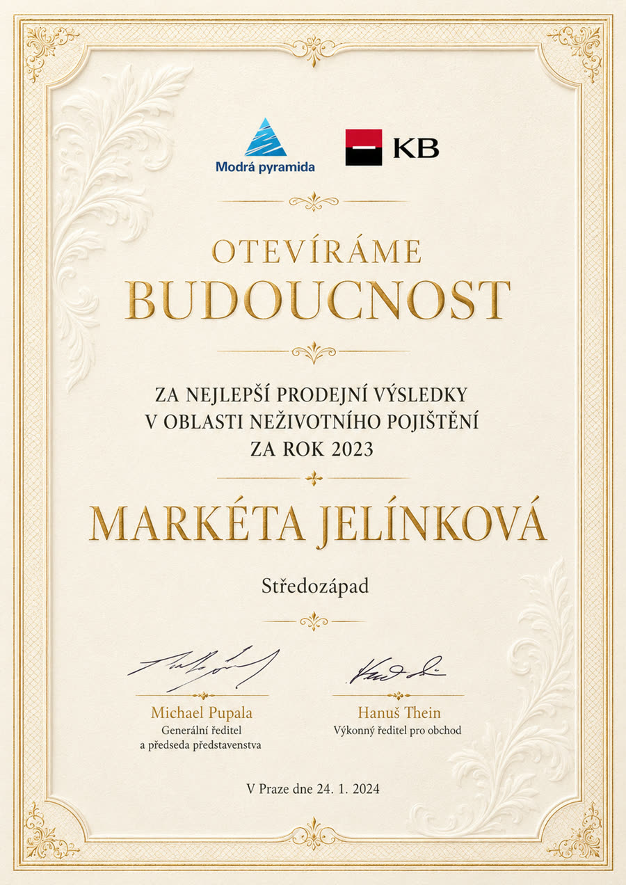 Certifikát 8